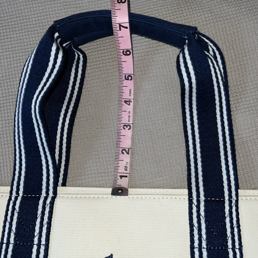 Vineyard Vines Martha’s Vineyard Canvas Tote Preppy - Picture 11 of 11